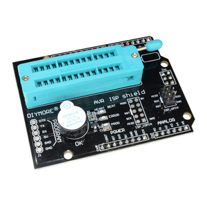 AVR ISP kalkan yanan Bootloader programcı Atmega328P Bootloader modülü ile Buzzer ve LED göstergesi