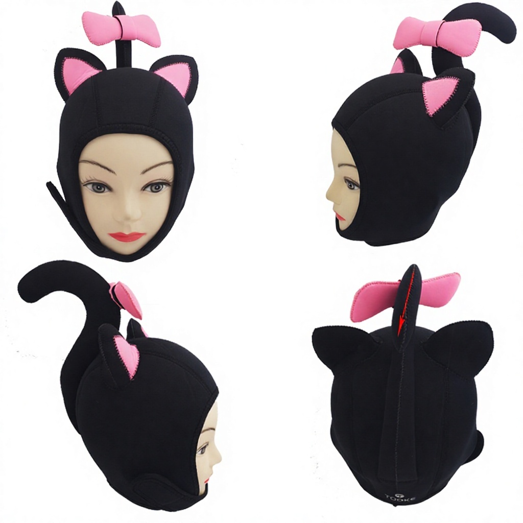 Pink Cat Ears + Bow