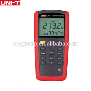 接触式UNI-T UT321数字温度计K/J/T/E型温度测试仪传感器W/LCD背光和USB接口