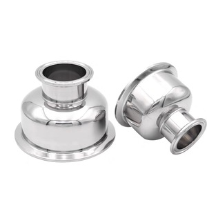 SS304卫生不锈钢6 “x 1.5” TriClamp配件碗减速器 - Product Image 2