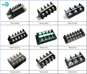 SCED Hot Selling PC Rail <strong>Terminal</strong> <strong>Block</strong> 10 Poles 14-24AWG 600V 15A 10.50mm Industrial <strong>Terminal</strong> <strong>Block</strong> - Product Image 5