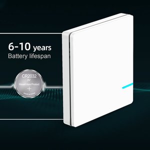 Akıllı yaşam anahtarı Alexa Google ev ses Tuya uzaktan kumanda duvar elektrik kablosuz ışık anahtarı ile çalışır - Product Image 6