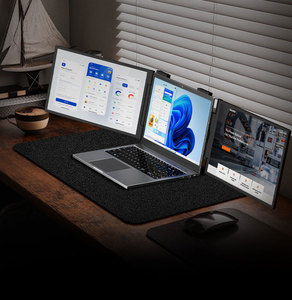 Monitor de pantalla LCD portátil Triple de 14 pulgadas IPS 1920*1200P Extensor dual USB3.1 Tipo-C 60Hz Diseño de patente para pantalla LPS - Product Image 3