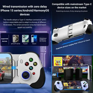จอยคอนโทรลเลอร์เกมมือถือ USB-C เกมสำหรับแอนดรอยด์/I15ชุด Mif รองรับเกมสตรีมมิ่งบนคลาวด์เกมปลั๊กแอนด์เพลย์สำหรับ X - Product Image 5