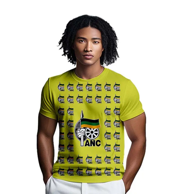 हुई अच्छी गुणवत्ता और टी शर्ट चुनाव की कीमत दक्षिण अफ्रीका एएनसी चुनाव के लिए प्रोमोशनल टी शर्ट