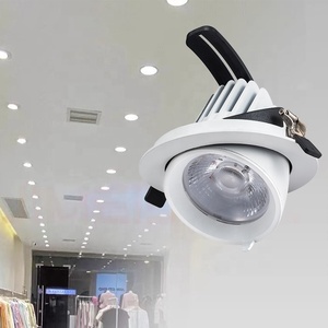 Entegre sürücü ve haziran gömme 12W 15W kısılabilir Gimbal Downlight ile 4 ve 6 Led plahousing konut tavan lambası - Product Image 1
