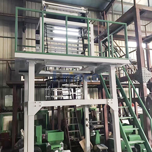 Automatic Film Blowing Making Rewinding Machine <strong>HDPE</strong> Plastic Shopping Garbage Bag Extrusion Film <strong>Production</strong> <strong>Line</strong>