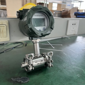 KFMH Turbine <strong>Flowmeter</strong> Clamp Connection Measure Alcohol Water <strong>Digital</strong> Display <strong>Pulse</strong> 4-20mA <strong>Output</strong> - Product Image 3