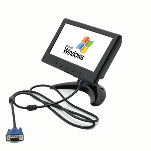 Monitor de vehículo pequeño, Monitor LCD de 7 pulgadas, cámara de seguridad IP 1024*600, Monitor de sistema de vigilancia CCTV BNC VGA - Product Image 5