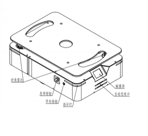 ZSA-150D Laser SLAM Mobile Robot with <strong>Automated</strong> <strong>Material</strong> <strong>Handling</strong> - Product Image 2