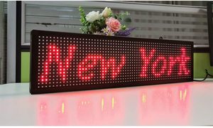 Digital Signage und Displays LED-Gelb-Farb modul P10 Einfarbiges LED-Anzeige modul für den Außenbereich