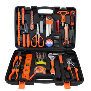 折叠式坚固外壳72pcs木工工具套装混合便携式工具包 - Product Image 4