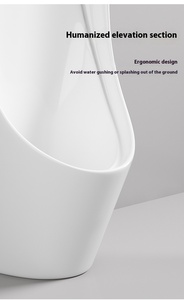 Bán buôn phòng tắm tầng thường vụ gốm nam nơi để tiểu cho phòng tắm WC tường treo nơi để tiểu cho nam giới với rửa tay lưu vực bồn rửa chén - Product Image 2