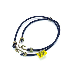 Alta tenacidad fuerte estiramiento al aire libre elástico látex Loop Mini Cuerdas elásticas con ganchos de metal - Product Image 1