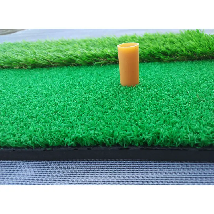 Golf Swing Club Trainer con fondo antiscivolo erba lunga e doppia erba che colpisce stuoie per il vero allenamento green