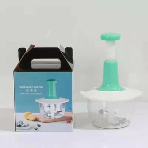 Fabrika doğrudan Mini basın manuel makine sebze dilimleme kesici ve itme el soğan kıyıcı - Product Image 6