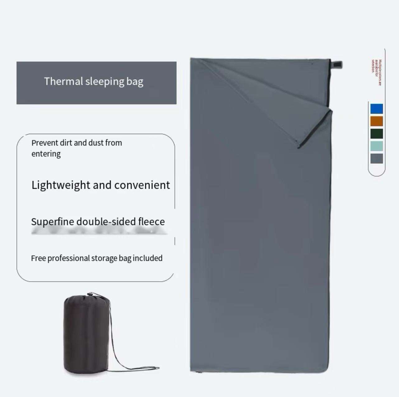 Poids total 650g polaire double face gris