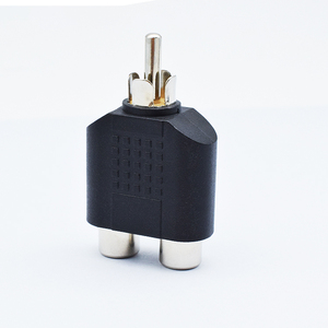 <strong>RCA</strong> Adaptor Stereo <strong>Splitter</strong> <strong>1</strong> Male to <strong>2</strong> Female Audio AV Plug for Computer TV System Transfer Adaptor - Product Image 3