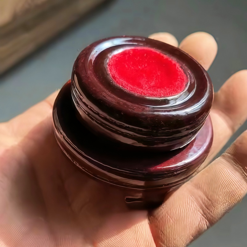 Rotating wooden base with 6-7cm ball