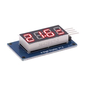 TM1637 LED-Anzeige modul für Arduino 7 Segment 4 Bits 0,36 Zoll Uhr RED Anode Digital Tube Four Serial Driver Board Pack