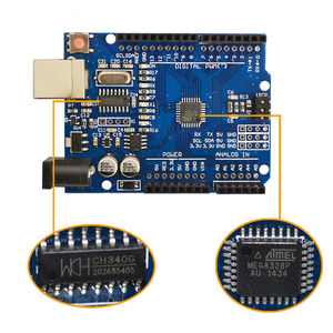 R3 CH340G Mini-Micro-USB-Typ-C-Chip-Entwicklungs platine mit Kabel-SMD-Paket für Arduino-Pins-Kits