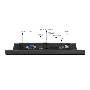Pantalla de 10,1 pulgadas Mini Vga + entrada HD con función de reproductor de DVD de pantalla pequeña pantalla Lcd de escritorio para el hogar Monitor de computadora Pantalla de coche - Product Image 4