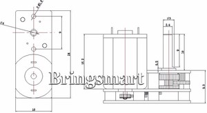 BringSmart JGA1024-N20 12v直流齿轮电机迷你电机小齿轮箱电机机器人玩具汽车电动发动机 - Product Image 4