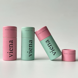 מותאם אישית balm ליפ balm מיכל ידידותי לסביבה דאודורנט מקל אריזה ריקה קרטון לדחוף את צינור נייר