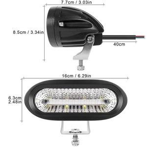 ไฟ LED รูปวงรีด้านหลังขนาด6นิ้วพร้อมไฟแสดงตำแหน่งไฟส่องสว่างรถด้านหลัง - Product Image 6