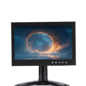 Monitor LCD Caja de metal de 7 pulgadas Monitoreo Industrial Cctv Mini monitor de computadora con entrada Bnc Vga Hd-mi