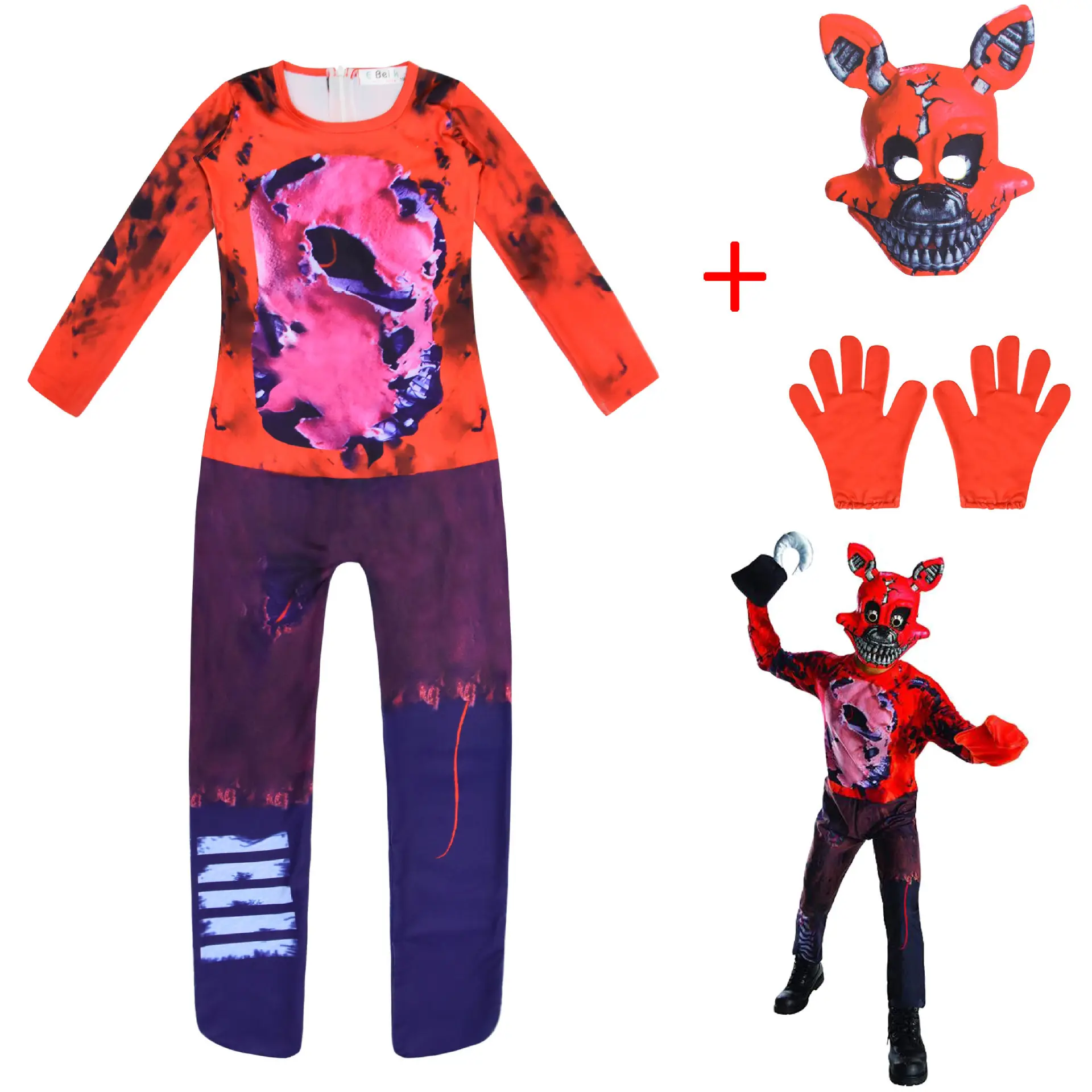 Personaggio FNAF di alta qualità Cosplay per bambini Hororr Bear body Costume adulto Halloween Carnival Party