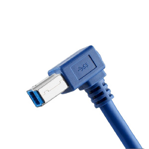 USB3.0 High-Speed Data Extension Cable 5M 5Gbps <strong>B</strong> Male Elbow Industrial <strong>Application</strong> for Printer Devices Copper Conductor - Product Image 3