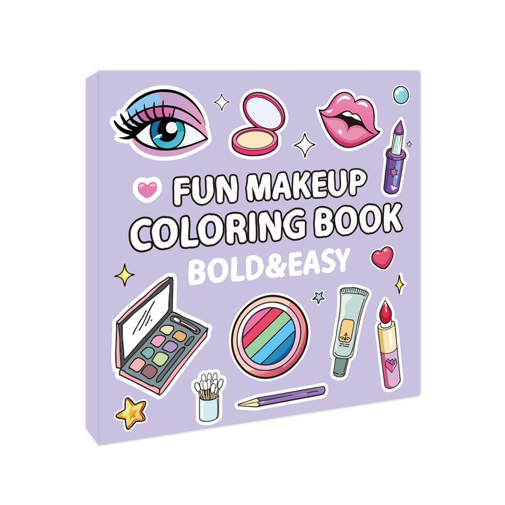 Libro da colorare TS04-makeup
