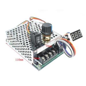 PWMスピードコントローラーDCモーターデジタルディスプレイ0-100% 調整可能ドライブモジュール入力MAX60A 12V 24V - Product Image 5