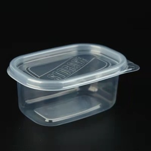 Contenitore di plastica eliminabile di stoccaggio dell'alimento di forma rettangolare di progettazione dell'oem 1000ml - Product Image 3