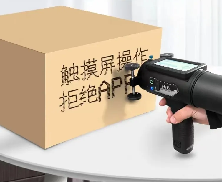 60mm Industrial Portable Large Character Coding Machine Handheld DOD Inkjet Printer for steel Pipe