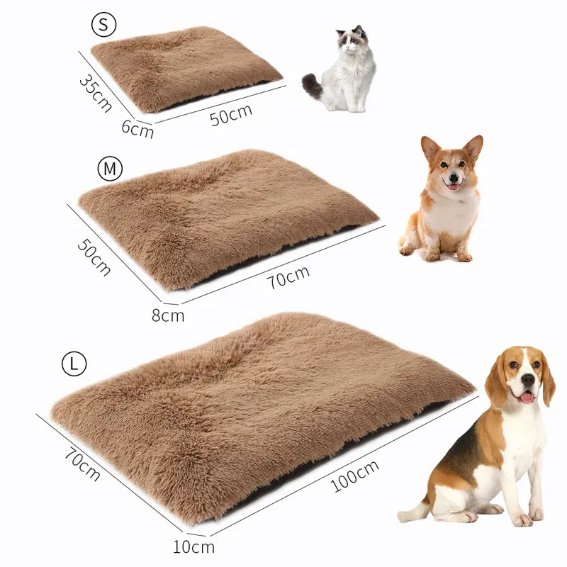 HRP PET sıcak satış ısınma evcil hayvan evi ısı peluş yatak kedi köpek yastık Pad yumuşak çevre dostu Pet Mat anti-kayma yatak anti-anksiyete