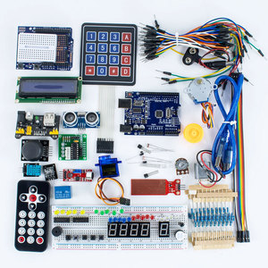 Adecuado para UNO R3 Kit para principiantes Versión oficial Actualización Kit de aprendizaje para principiantes Compatible con Arduino