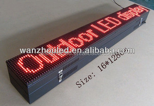 P10 a singolo colore LED Digital Sign Board Display con messaggio di testo in esecuzione a scorrimento in movimento schermo 640*160 960*160mm interno - Product Image 4