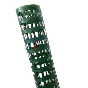 プラスチックPE押し出しガーデンスクエアメッシュフェンスネットツリーガードダークグリーンカラー - Product Image 2