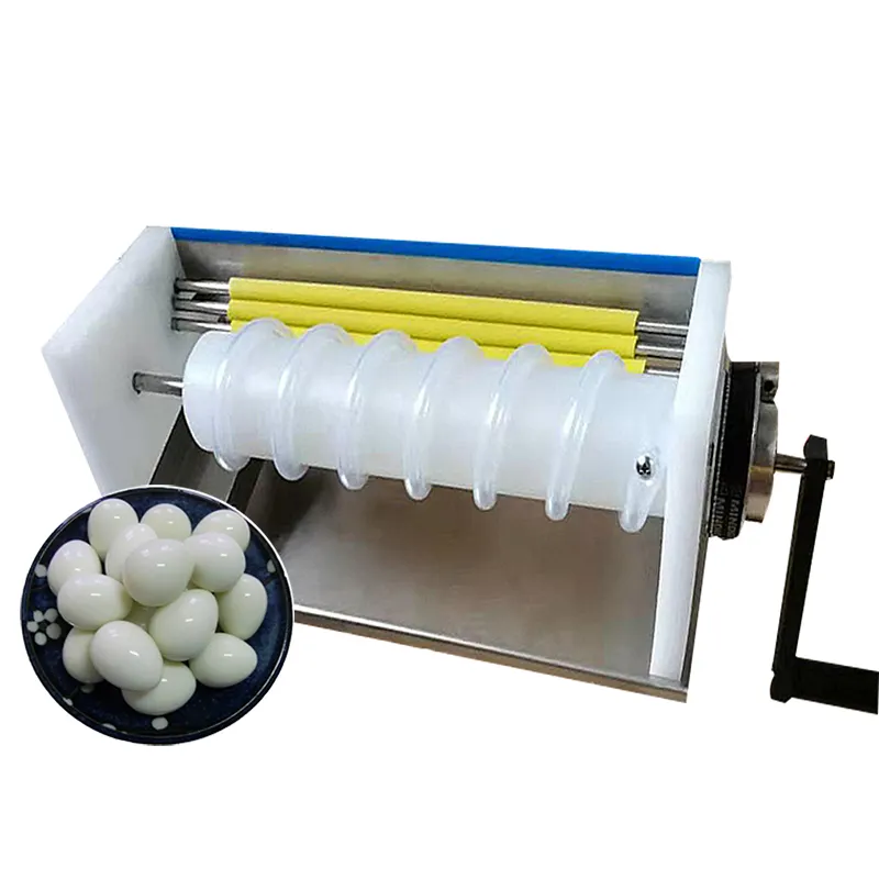 Mini casa uso hervida huevos de codorniz peeling máquina peladora para vender