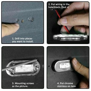 3LED <strong>LED</strong> Courtesy Light Waterproof <strong>LED</strong> Tail Lamp Boat Turn Signal Light Marine Boat <strong>Transom</strong> <strong>LED</strong> Stern Light - Product Image 3