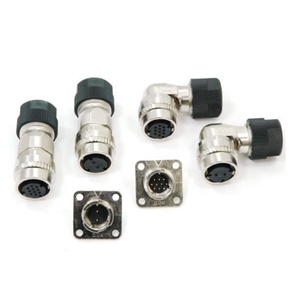 LECHUAN tek dokunuşla kilitleme tarzı küçük boyutlu CM10-SP10S-M D6 Metal düz yuvarlak dairesel konnektörler - Product Image 5