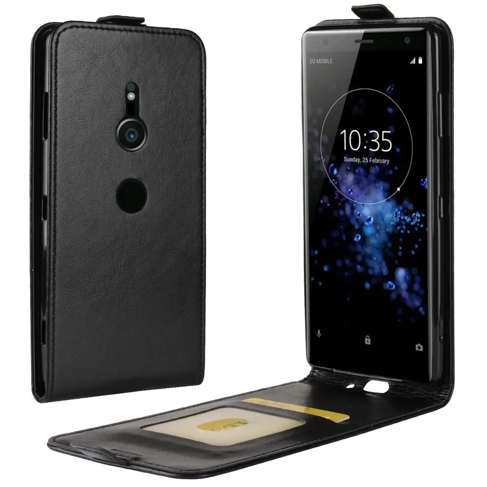 עבור XZ3 עור מפוצל נייד מקרה כיסוי עבור XZ3 טלפון מקרה עבור XZ3 כיסוי נייד טלפון כיסוי מקרי שקיות