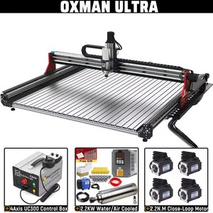 BulkMan 3D高速OXMan数控木工路由器1500x1500机床滚珠丝杠木工机械，带4轴UC300控制箱 - Product Image 5