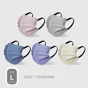 3层非织造民用粉色3层一次性个人使用彩色口罩 - Product Image 2