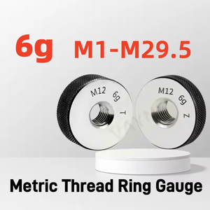 Đặt <span class=keywords><strong>6G</strong></span> M1-M29.5 Không Tiêu Chuẩn Metric Fine Vòng Răng Đo Tay Phải Chết Công Cụ Đo Cho Độ Chính Xác-1 * Đi + 1 * Nogo + M22M22.5M23M24M25 - Product Image 2