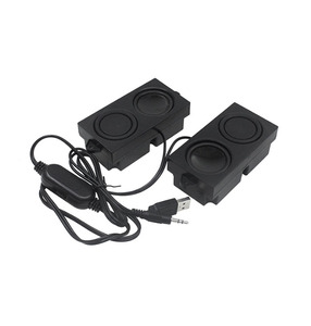 Dual Speakers For <strong>Raspberry</strong> <strong>Pi</strong> 4B/3B Free-drive Mic Sound Plug and Play USB Port Dual-channel <strong>Audio</strong> Expansion Module Amplifier