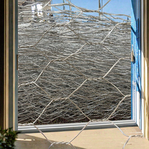 Lưới lục giác nhỏ: Vật liệu mạ kẽm/Polyetylen, lưới cách ly bảo vệ, kích thước tùy chỉnh - Product Image 5