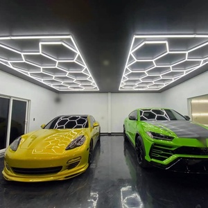 Industrielle Kunststoff Garage Sechseck Lichter <span class=keywords><strong>Rgb</strong></span> Showroom <span class=keywords><strong>LED</strong></span>-Leuchten für Auto Werkstatt Hersteller in China